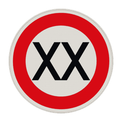 Verkehrsschild 274