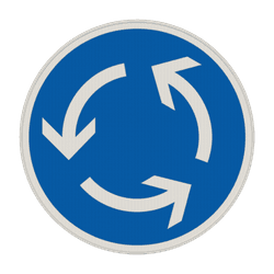 Verkehrszeichen 215 - Kreisverkehr