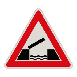 Verkehrszeichen 101-55 - Bewegliche Br&uuml;cke