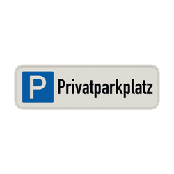 Parkschilder - Privatparkplatz