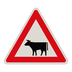 Verkehrszeichen 101-12 - Viehtrieb, rechts