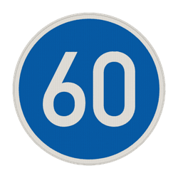 Verkehrsschild 275-60