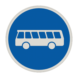 Verkehrszeichen 245 - Bussonderfahrstreifen