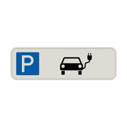 Parkschilder - Parkplatz nur für Elektrisch Fahrzeuge
