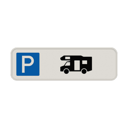 Parkschilder - Parkplatz nur für Wohnmobile