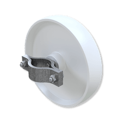 Bouwhekwiel kunststof - &Oslash; 200 mm