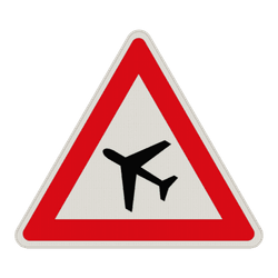Verkehrszeichen 101-10 - Flugbetrieb, rechts