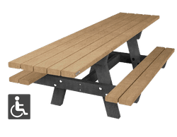 Picknicktafel XL - type Oslo - Bicolor