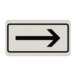 Verkehrszeichen 1000-20 - Richtung, rechtsweisend