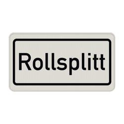 Verkehrszeichen 1007-32 - Rollsplitt