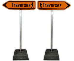 Ensemble complet de passages pour piétons