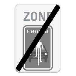 Verkeersbord ZONE F113