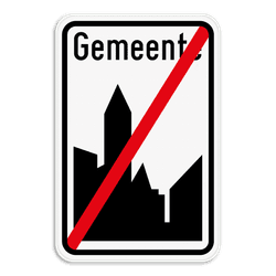 Verkeersbord F3a