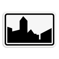 Verkeersbord F1b