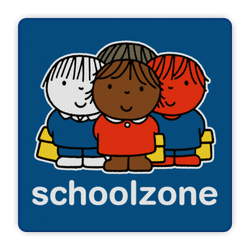 Attentiebord Dick Bruna - schoolzone (multi) - LV.AB.G8M