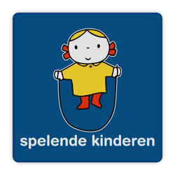 Attentiebord Dick Bruna - meisje met springtouw - LV.AB.H3