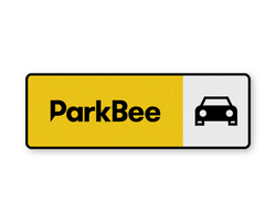 Parkeerbord ParkBee - Icoon auto Parkeren - 3:1