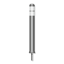 Pole Cone City DK7 fixe NSE &Oslash;80mm &ndash; gris/blanc &ndash; 800 ou 1000mm