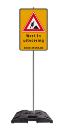 Werk in uitvoering borden