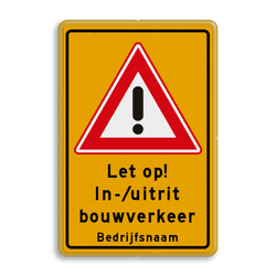 Werk in uitvoering borden