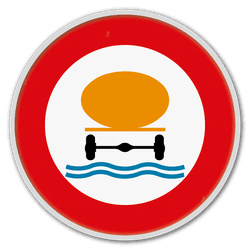 Panneau de signalisation C24c