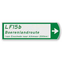 Fietshandwegwijzers