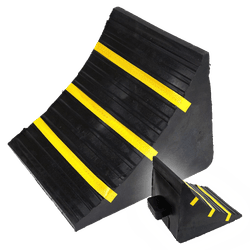 Zware wielstopper voor vrachtwagens - rubber