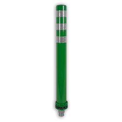 Pole Cone Traffic NS amovible &Oslash;80mm &ndash; vert/blanc &ndash; 800mm