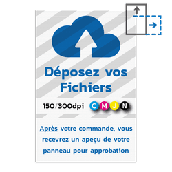 Panneau Alupanel - avec votre propre design / logo