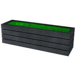 Jardinière rectangulaire Agora – Plastique 100% recyclé