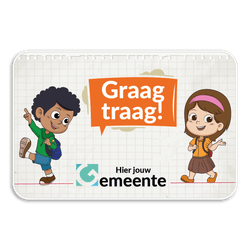 Informatiebord - Graag traag met logo