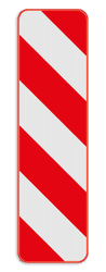 Verkeersbord SB250 Type Ib1 - Baken voor signalisatie op afstand, rechts