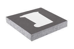 Dalle de signalisation 300 x 300 mm &ndash; Emplacement pour conteneurs