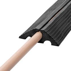 Passage de c&acirc;bles avec couvercle - 800x600x60mm - 5 passages de c&acirc;bles 35x35mm