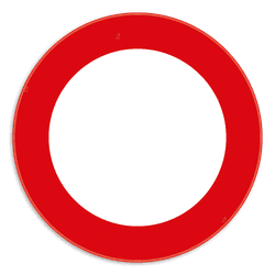 Verkeersbord SB250 C3 - Verboden toegang