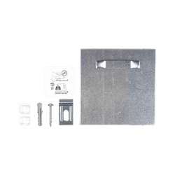 Ophangplaat 10x10cm t.b.v. Dibond paneel aan wand (max. 6kg)