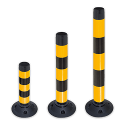 Poteaux flexibles anti-stationnement ComeBack - rouge/blanc reflex - Ø80mm