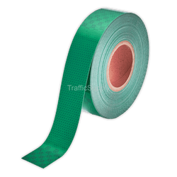 Reflecterende tape groen - rol 45 meter (50mm)