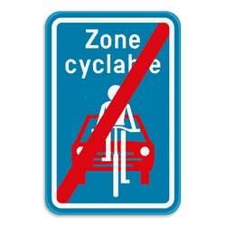 Panneau de signalisation F113