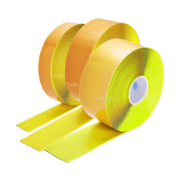 Ruban PermaStripe jaune pour marquage au sol &ndash; Rouleau de 30 m