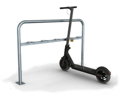 Arceau pour trottinettes &eacute;lectriques 5 places en acier galvanis&eacute;
