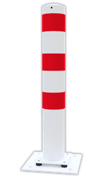 Rampaal Kantelbaar - &Oslash;152mm - Wit/rood