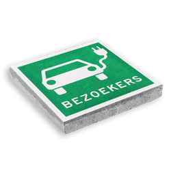 Dalle de signalisation - 300x300mm - Borne de recharge pour véhicules électriques