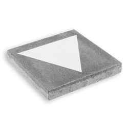 Symbooltegel 300x300mm - Aanduiding Haaientand