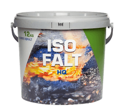 IsoFalt Pro Plus 0/5 asphalte froid 25kg - Réparations d'asphalte jusqu'à 50mm de profondeur