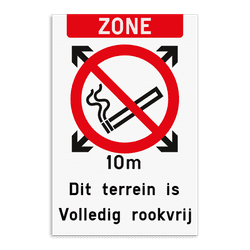 Rookverbodsbord - vlakke uitvoering
