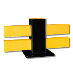 Montant interm&eacute;diaire BLACK BULL pour rail de protection industriel