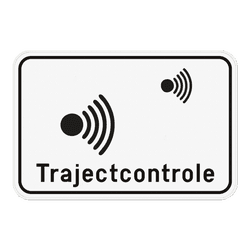 Verkeersbord SB250 - Trajectcontrole