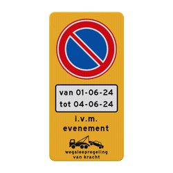 Werk in uitvoering borden