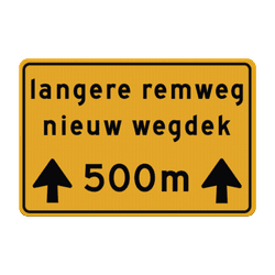 Tijdelijke tekstborden